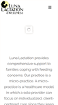 Mobile Screenshot of lunalactation.com